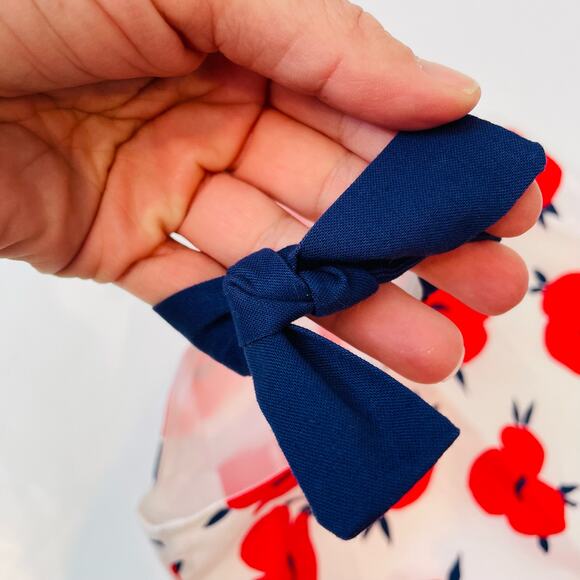 NWT Florence Eiseman Size 12 Floral Dress with Shoulder Ties - Picture 4 of 6